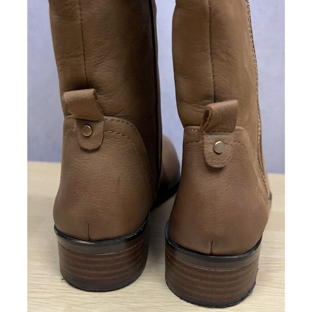 Lot of 2 Aldo Women’s Brown/Black Leather Side Zip Riding Boots Size 6.5 - Picture 13 of 16
